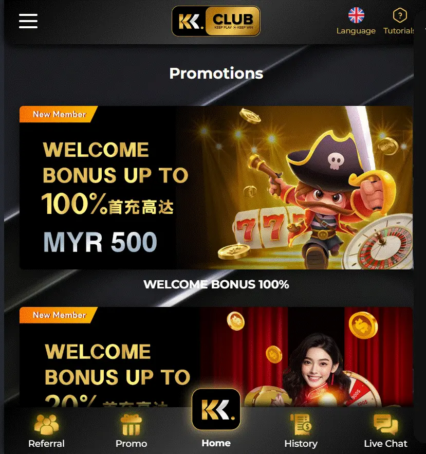 KK Club game