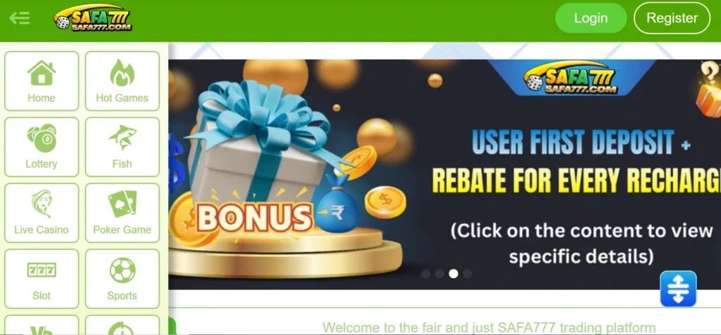 Safa777 game download