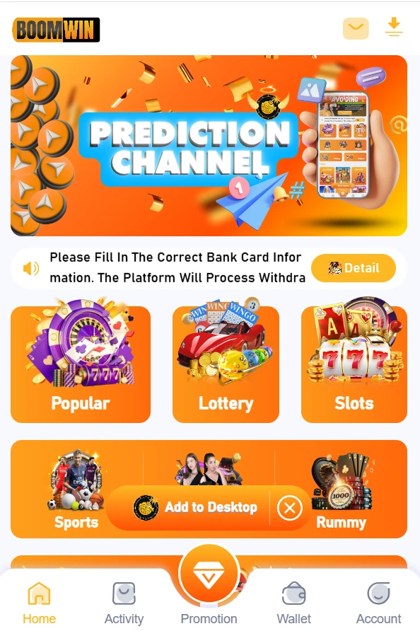 Boomwin game download