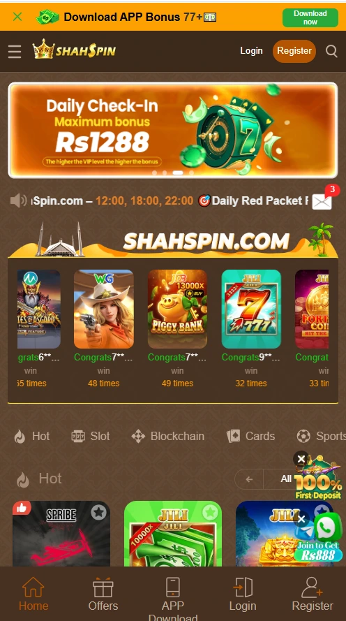 Shahspin game