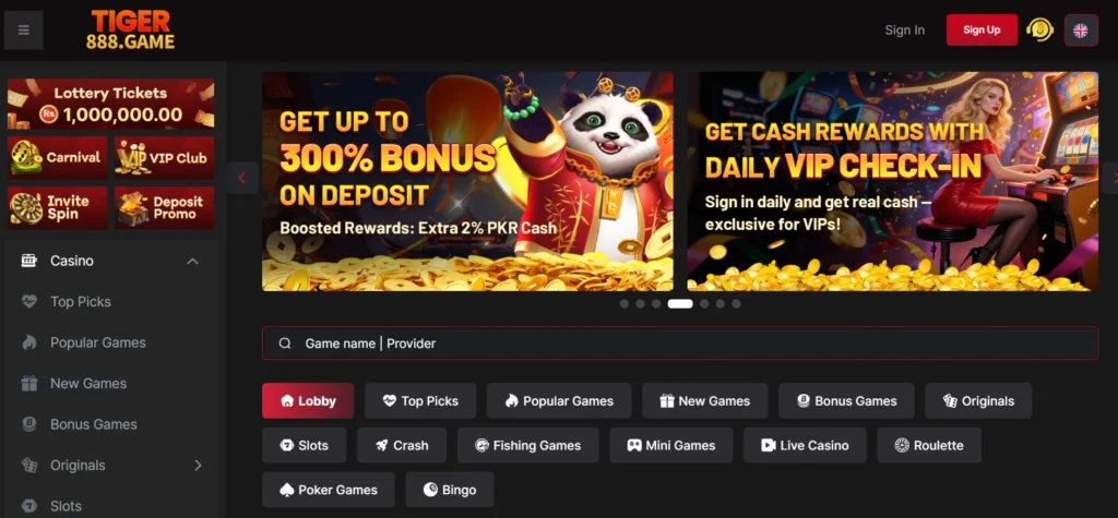 Tiger 888 game