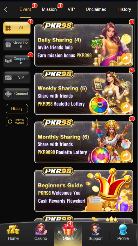 pkr98 game login
