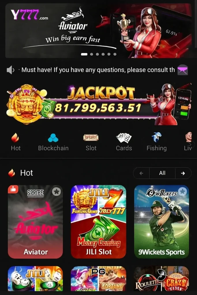Y777 game app