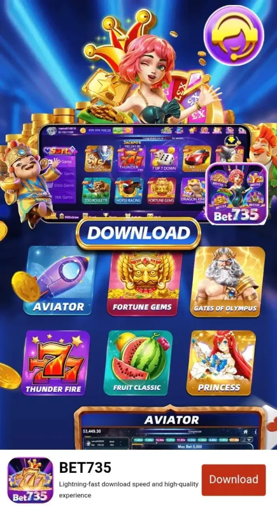 Bet735 game app