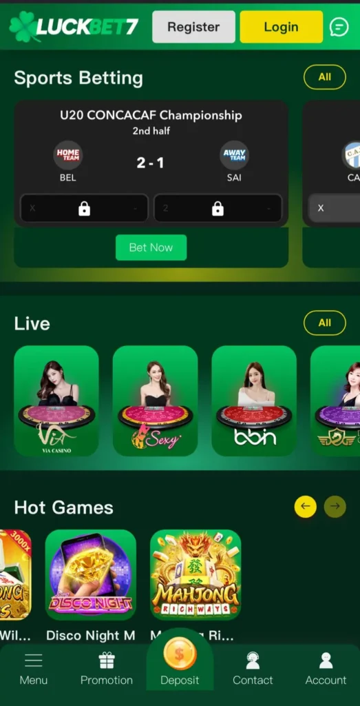 Luckbet7 Game app