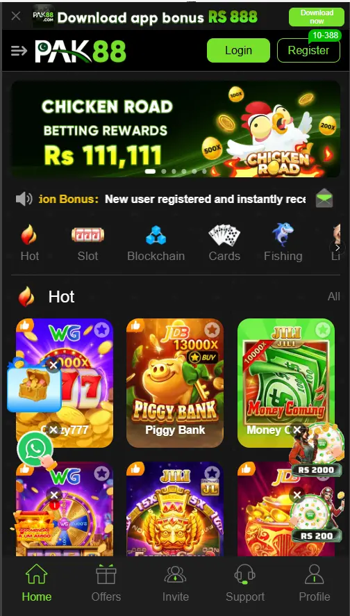 PAK88 Game Login