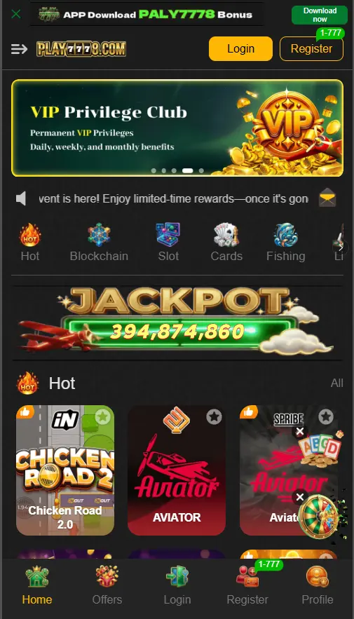 Play7778 earning app