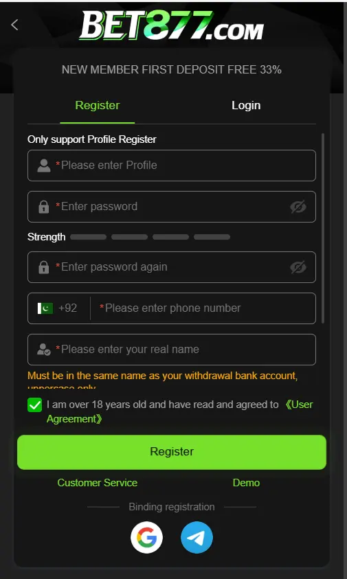 bet877-game-register