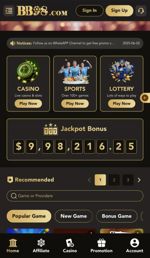 BB98 Game Download apk