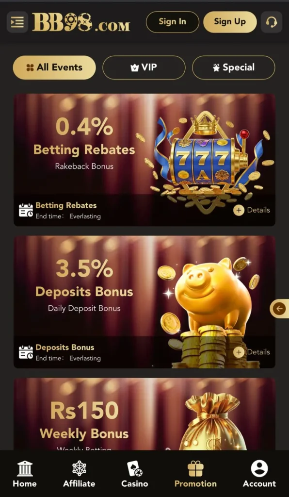 BB98 Game Download app